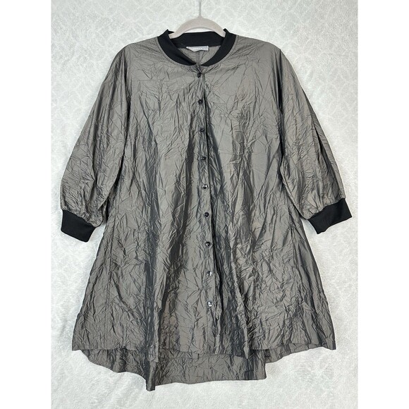 Alembika Matching Set Sz 2 M/L Gray Black Jacket Tank Top Langelook Cyberpunk - Picture 2 of 15